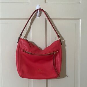 Kate Spade Pink Hobo Bag with Slouchy Design